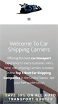 Mobile Screenshot of carshippingcarriers.com